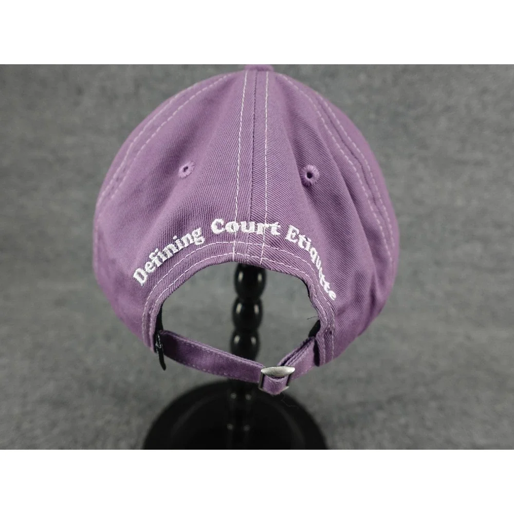 Official League Court Caddy Hat Unisex OSFM Purple Tennis Club London Cap